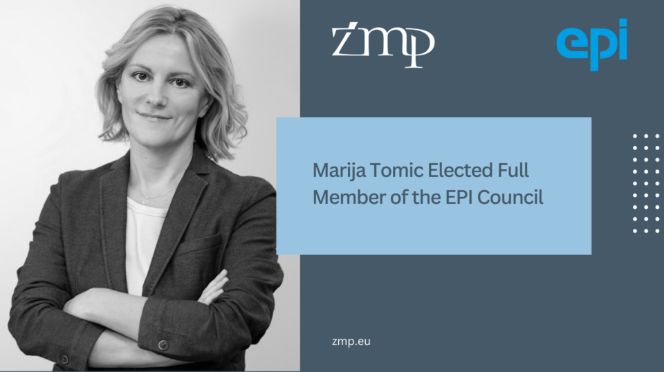 Marija Tomic Elected as Full Member of the EPI Council